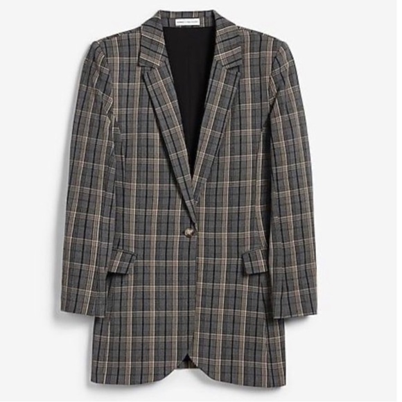 New Express X Negin Mirsalehi Oversized boyfriend blazer - Picture 2 of 5